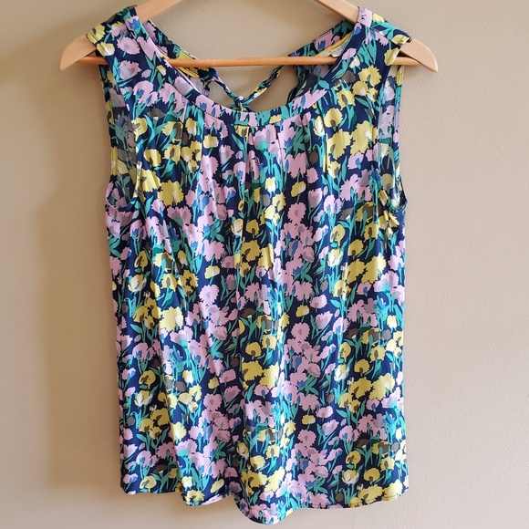 Boden floral sleeveless top sz 6 - Picture 7 of 7